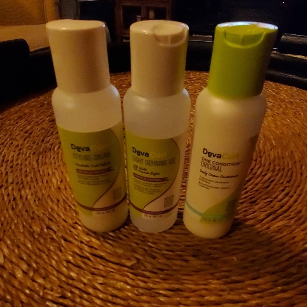 Set of 4 DevaCurl hair products